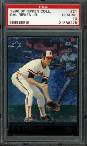 1996 Upper Deck Ripken Collection #21 Cal Ripken SP PSA 10 #21586275