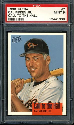 1996 Ultra Call to the Hall #7 Cal Ripken PSA 9 #12441338