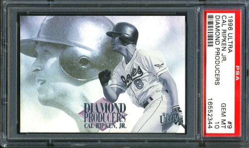 1996 Ultra Diamond Producers #9 Cal Ripken PSA 10 #16552344