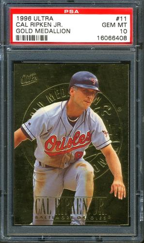 1996 Ultra Gold Medallion #011 Cal Ripken PSA 10 #16066408