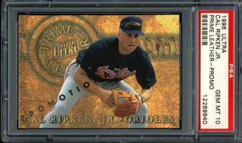 1996 Ultra Promos Cal Ripken-Prime Leather PSA 10 #12269840