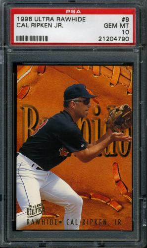 1996 Ultra Rawhide #9 Cal Ripken PSA 10 #21204790