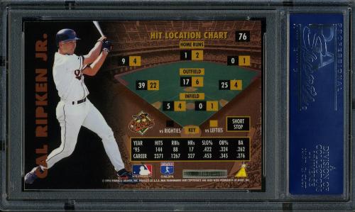 1996 Zenith Artist's Proofs #076 Cal Ripken PSA 10 #31672258 - Back