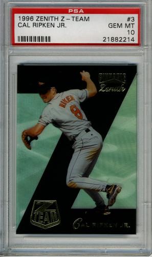 1996 Zenith Z-Team #3 Cal Ripken PSA 10 #21882214