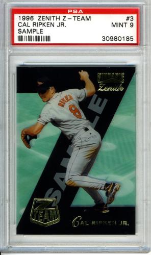 1996 Zenith Z-Team Samples #3 Cal Ripken PSA 9 #30980185