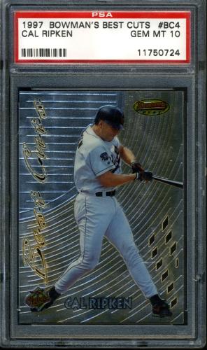 1997 Bowman's Best Best Cuts #BC4 Cal Ripken PSA 10 #11750724