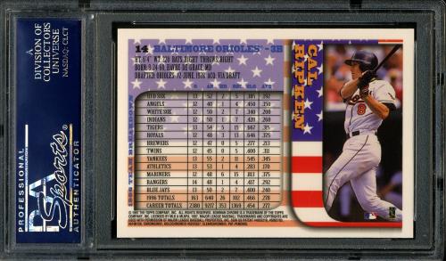 1997 Bowman Chrome International #14 Cal Ripken PSA 10 #22577524 - Back