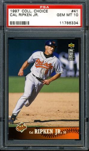 1997 Collector's Choice #41 Cal Ripken PSA 10 #11786334