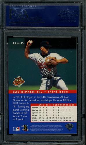 1997 Collector's Choice All-Star Connection #13 Cal Ripken PSA 10 #21117015 - Back