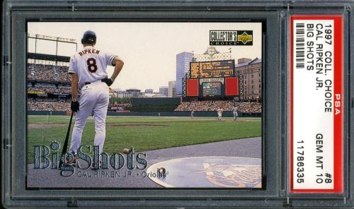 1997 Collector's Choice Big Shots #8 Cal Ripken PSA 10 #11786335