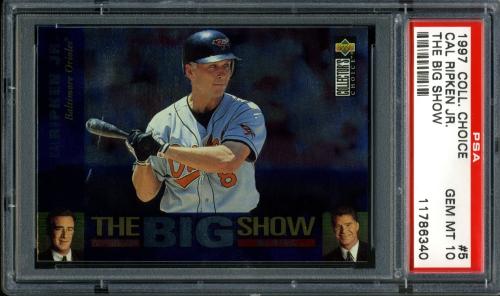 1997 Collector's Choice The Big Show #5 Cal Ripken PSA 10 #11786340