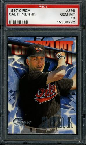 1997 Circa #398 Cal Ripken CL PSA 10 #19330222