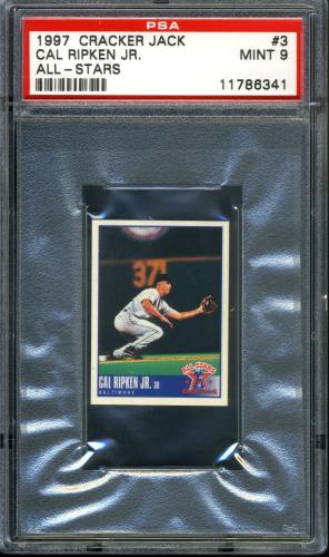 1997 Cracker Jack #3 Cal Ripken PSA 9 #11786341