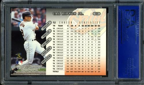 1997 Donruss #121 Cal Ripken PSA 10 #14293221 - Back