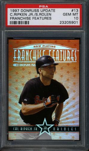 1997 Donruss Franchise Features #13 C.Ripken/S.Rolen PSA 10 #23205901