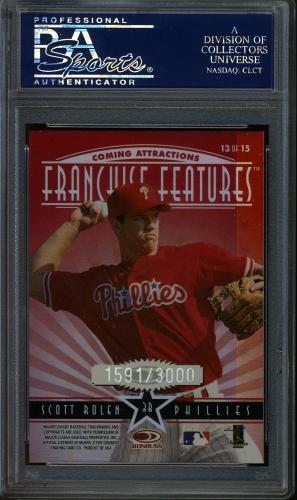 1997 Donruss Franchise Features #13 C.Ripken/S.Rolen PSA 10 #23205901 - Back