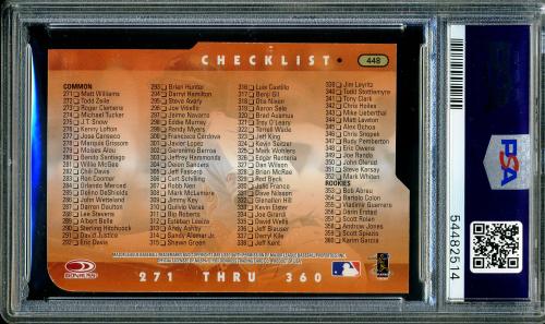 1997 Donruss Gold Press Proofs #448 Cal Ripken CL PSA 10 #54482514 - Back