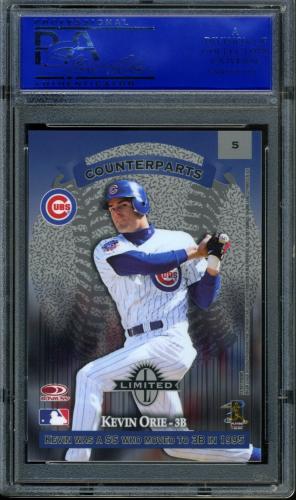 1997 Donruss Limited #05 C.Ripken/K.Orie C PSA 10 #11786353 - Back