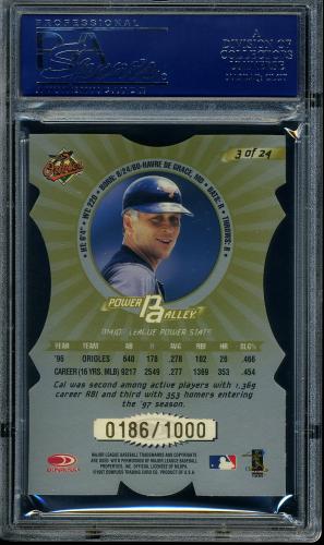 1997 Donruss Power Alley Die Cuts #3 Cal Ripken G PSA 10 #30980198 - Back