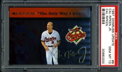 1997 Donruss Ripken The Only Way I Know #09 Cal Ripken 2131 PSA 10 #30980200