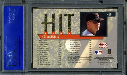 1997 Donruss Silver Press Proofs #400 Cal Ripken HIT PSA 10 #30980202 - Back