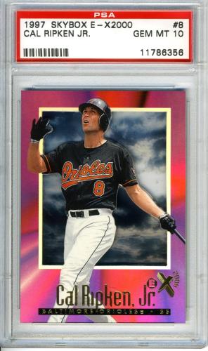 1997 E-X2000 #8 Cal Ripken PSA 10 #11786356