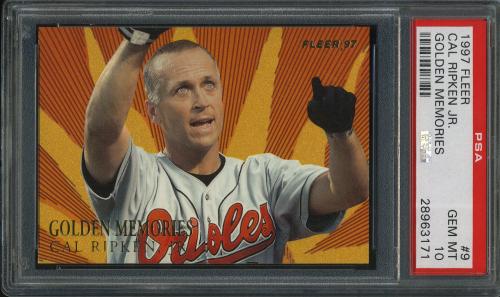1997 Fleer Golden Memories #9 Cal Ripken PSA 10 #28963171