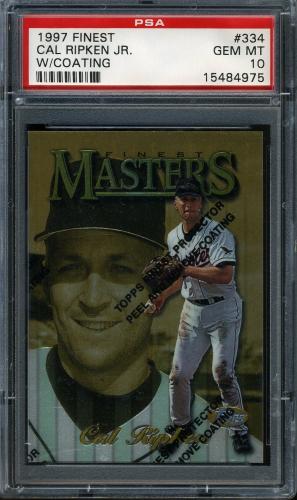 1997 Finest #334 Cal Ripken G PSA 10 #15484975