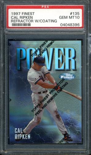 1997 Finest Refractors #135 Cal Ripken S PSA 10 #04048396