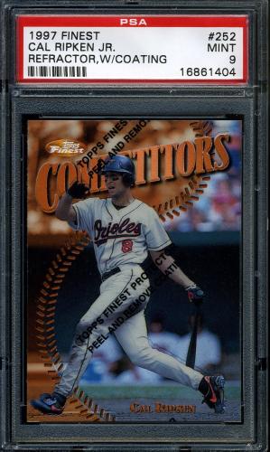 1997 Finest Refractors #252 Cal Ripken B PSA 9 #16861404