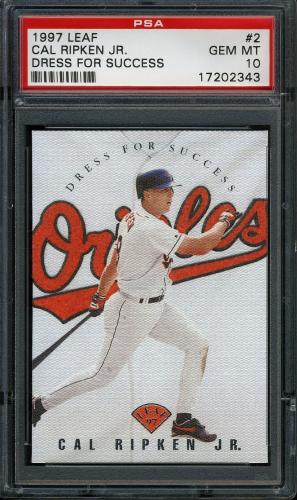1997 Leaf Dress for Success #2 Cal Ripken PSA 10 #17202343