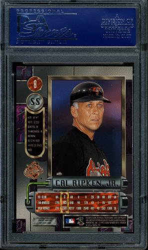 1997 Metal Universe #8 Cal Ripken PSA 10 #18308137 - Back