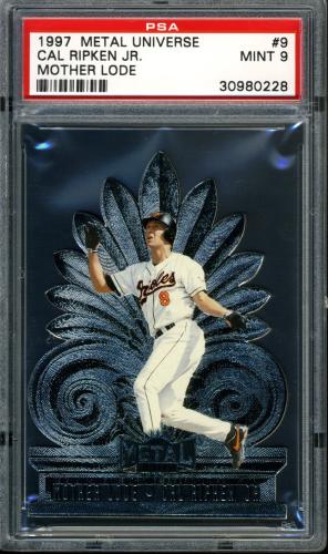 1997 Metal Universe Mother Lode #9 Cal Ripken PSA 9 #30980228