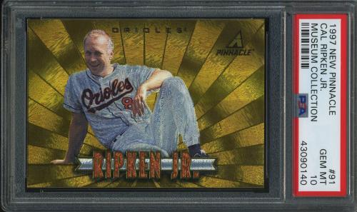1997 New Pinnacle Museum Collection #091 Cal Ripken PSA 10 #43090140