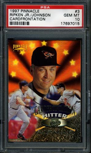 1997 Pinnacle Cardfrontations #3 C.Ripken/R.Johnson PSA 10 #17697015