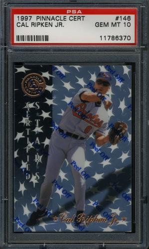 1997 Pinnacle Certified #146 Cal Ripken CERT PSA 10 #11786370