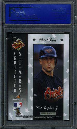 1997 Pinnacle Certified #146 Cal Ripken CERT PSA 10 #11786370 - Back