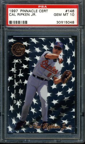 1997 Pinnacle Certified No Coating #146 Cal Ripken CERT PSA 10 #30815048
