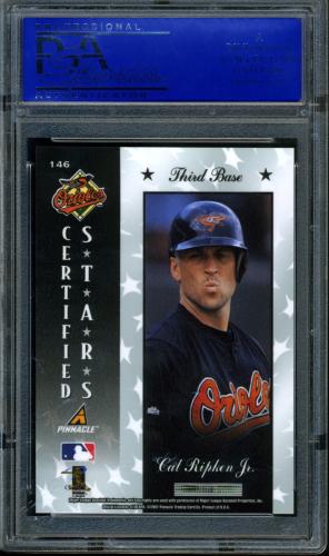 1997 Pinnacle Certified No Coating #146 Cal Ripken CERT PSA 10 #30815048 - Back