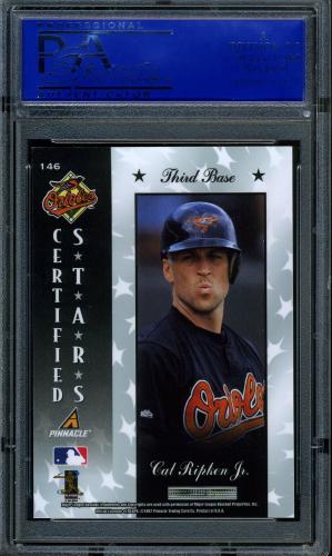 1997 Pinnacle Certified Red #146 Cal Ripken CERT PSA 10 #11786373 - Back