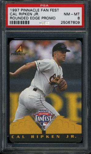 1997 Pinnacle FanFest Rounded Edge Promo Cal Ripken PSA 8 #25067809