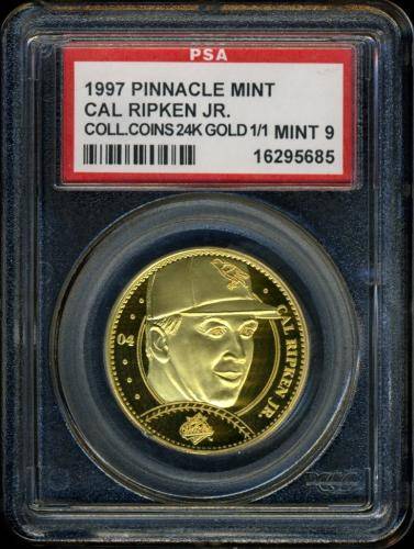1997 Pinnacle Mint Coins Gold Redemption #4 Cal Ripken PSA 9 #16295685