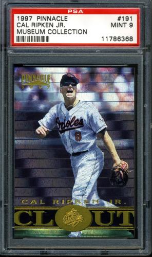 1997 Pinnacle Museum Collection #191 Cal Ripken CT PSA 9 #11786368