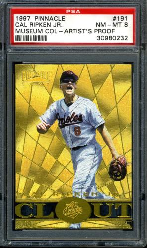 1997 Pinnacle Artist's Proofs #191 Cal Ripken CT G PSA 8 #30980232