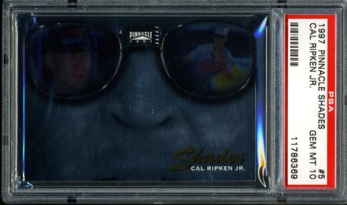 1997 Pinnacle Shades #5 Cal Ripken PSA 10 #11786369