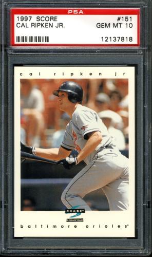 1997 Score #151 Cal Ripken PSA 10 #12137818