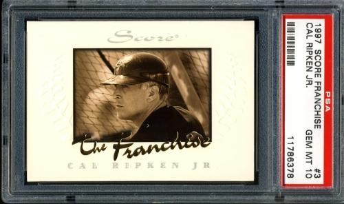 1997 Score Franchise #3 Cal Ripken PSA 10 #11786378