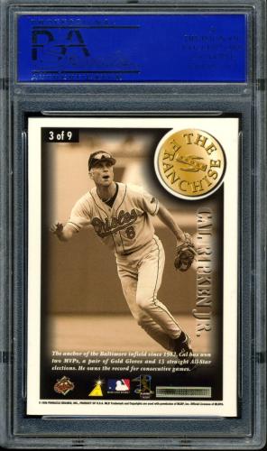 1997 Score Franchise #3 Cal Ripken PSA 10 #11786378 - Back