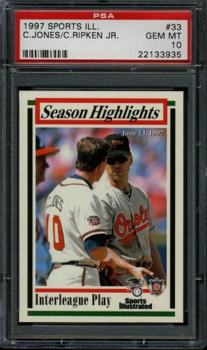 1997 Sports Illustrated #033 C.Ripken/C.Jones SH PSA 10 #22133935