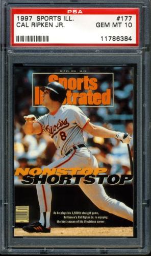 1997 Sports Illustrated #177 Cal Ripken CC PSA 10 #11786384